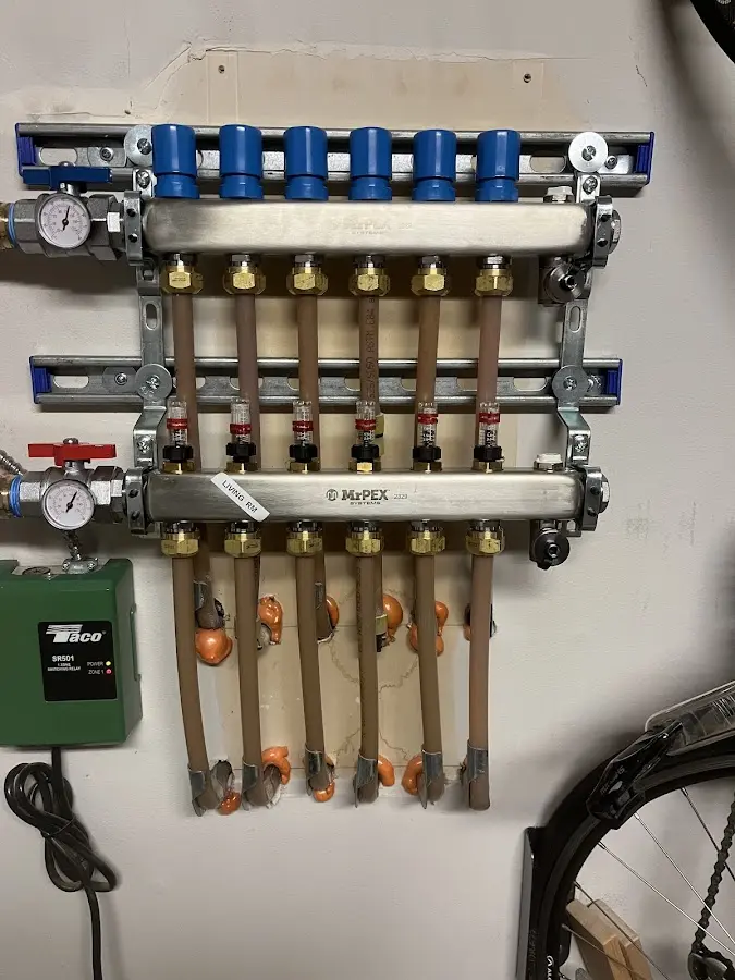 Plumber performing Gas Line Installation at a residential property in Eldorado